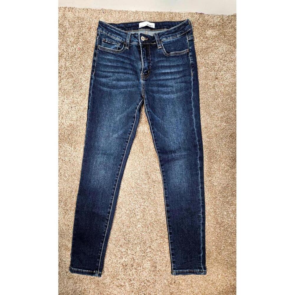 Women’s Skinny Jeans - Dark Blue Wash